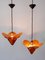 Simon Poul Henningsen zugeschriebene Tivoli Flower Hängelampen für Lyfa, 1958, 2er Set 12