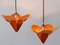 Simon Poul Henningsen zugeschriebene Tivoli Flower Hängelampen für Lyfa, 1958, 2er Set 10
