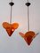 Simon Poul Henningsen zugeschriebene Tivoli Flower Hängelampen für Lyfa, 1958, 2er Set 18