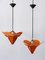 Simon Poul Henningsen zugeschriebene Tivoli Flower Hängelampen für Lyfa, 1958, 2er Set 3