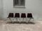 Set of Italian Chairs in Chromed Metal, 1970s 8