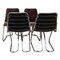 Set of Italian Chairs in Chromed Metal, 1970s 5
