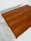 Tavolo da pranzo vintage minimalista allungabile in teak, anni '60, Immagine 5