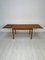 Tavolo da pranzo vintage minimalista allungabile in teak, anni '60, Immagine 1