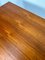 Tavolo da pranzo vintage minimalista allungabile in teak, anni '60, Immagine 7
