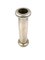 Modern Chromed Cylindrical Vase, Italy, 1970s 10