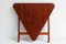 Klappbarer Dänischer Beistelltisch aus Teak von Illum Wikkelsø für CFC Silkeborg, 1950 7