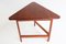 Klappbarer Dänischer Beistelltisch aus Teak von Illum Wikkelsø für CFC Silkeborg, 1950 4