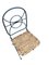 Vintage Folding Chairs in Wrought Iron and Wicker, Set of 6, Image 6