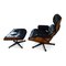 Poltrona con poggiapiedi di Charles & Ray Eames per Herman Miller, anni '70, Immagine 29