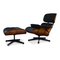 Poltrona con poggiapiedi di Charles & Ray Eames per Herman Miller, anni '70, Immagine 30