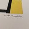 Piet Mondrian, Composición, Litografía, años 70, Imagen 3