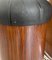 French Bar with Stools in Rosewood, 1940s, Set of 3 15
