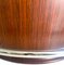 French Bar with Stools in Rosewood, 1940s, Set of 3 10