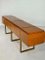 Mid-Century Burlwood and Brass Sideboard 2