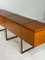 Mid-Century Sideboard aus Wurzelholz & Messing 9