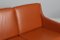 2-Sitzer Sofa aus cognacfarbenem Leder & Eiche von Erik Wørts für FDB, Denmark 5