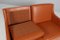 2-Sitzer Sofa aus cognacfarbenem Leder & Eiche von Erik Wørts für FDB, Denmark 7