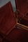 Set of Safari Lounge Chairs in Red Leather and Ash attributed to Kaare Klint for Rud. Rasmussen, 1950s 7