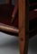 Set of Safari Lounge Chairs in Red Leather and Ash attributed to Kaare Klint for Rud. Rasmussen, 1950s 14