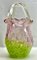 Art Nouveau Basket with Details of Irradiated Glass by Loetz, 1930s 2