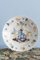 Polychrome Schlossschale aus Desvres Fayence, Ende 18. Jh. 1