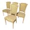 Louis XVI Style Dining Chairs, Set of 4 1