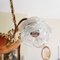Antique French Chandelier with Satin Ruffled Vianne Lampshades, Image 8