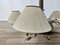 Lampadario Art Déco in radica, acciaio e vetro, anni '30, Immagine 12