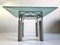 Italian Glass, Concrete, & Iron Table, 1980s 3