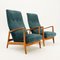 829 High Back Armchairs by Gio Ponti for Cassina, 1958, Set of 2 1