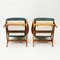 829 High Back Armchairs by Gio Ponti for Cassina, 1958, Set of 2 11