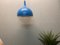 Vintage Space Age Blue Ceiling Lamp Väster by Knut Hagberg for Ikea, Sweden, Image 7