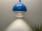 Vintage Space Age Blue Ceiling Lamp Väster by Knut Hagberg for Ikea, Sweden, Image 11