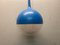 Vintage Space Age Blue Ceiling Lamp Väster by Knut Hagberg for Ikea, Sweden, Image 2