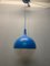 Vintage Space Age Blue Ceiling Lamp Väster by Knut Hagberg for Ikea, Sweden, Image 6