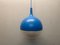 Vintage Space Age Blue Ceiling Lamp Väster by Knut Hagberg for Ikea, Sweden, Image 3