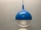 Vintage Space Age Blue Ceiling Lamp Väster by Knut Hagberg for Ikea, Sweden, Image 14