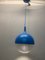 Vintage Space Age Blue Ceiling Lamp Väster by Knut Hagberg for Ikea, Sweden, Image 18