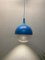 Vintage Space Age Blue Ceiling Lamp Väster by Knut Hagberg for Ikea, Sweden, Image 13
