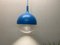 Vintage Space Age Blue Ceiling Lamp Väster by Knut Hagberg for Ikea, Sweden, Image 12