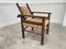 Straw Armchair from Charles Dudouyt, 1900s 1