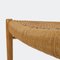 Silla de comedor Papercord modelo 75 de roble de Niels Möller para JL Møllers, años 60, Imagen 9