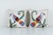 Uzbek Square Suzani Cushion Covers, 2010s, Set of 2 1
