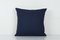 Suzani Royal Blue Seidenkissenbezug mit Stickerei, 2010er 4