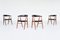 Dining Chairs in Teak by Ejnar Larsen & Aksel Bender, Set of 4 4