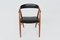Dining Chairs in Teak by Ejnar Larsen & Aksel Bender, Set of 4 14
