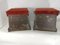Sockel aus Holz & Silbermetall, Italien, 1890er, 2er Set 15