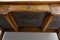 Scrivania vintage Luigi XVI in legno di ciliegio massiccio con superficie in pelle, Immagine 26