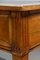 Scrivania vintage Luigi XVI in legno di ciliegio massiccio con superficie in pelle, Immagine 27